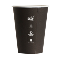 Truly Eco Cup Single Wall Black