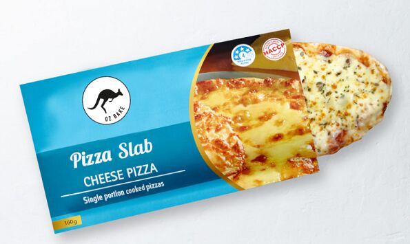 Pizza, Cheese Slab 10x160g Oz Bake (H)