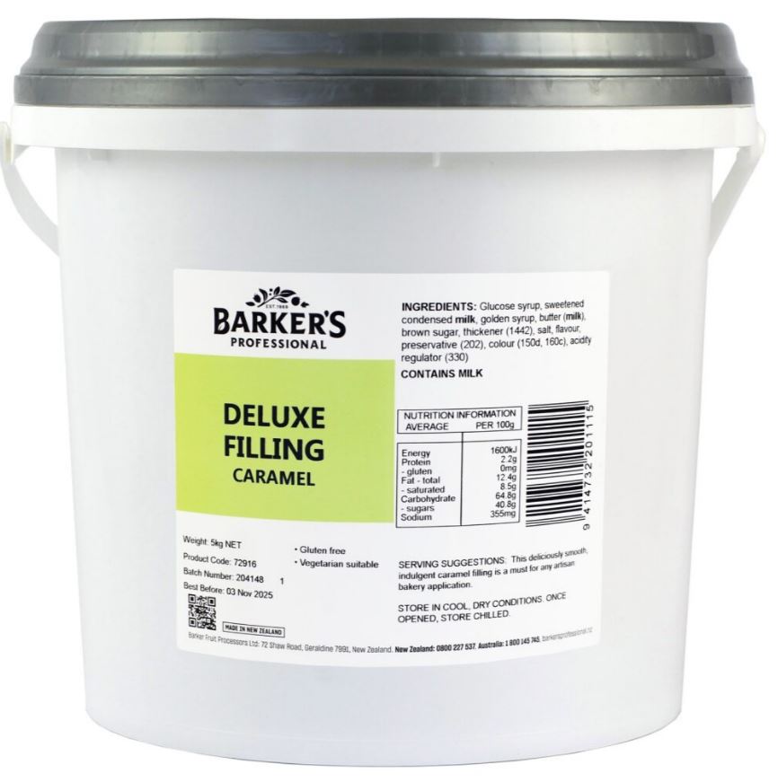 Barkers Filling Caramel Deluxe