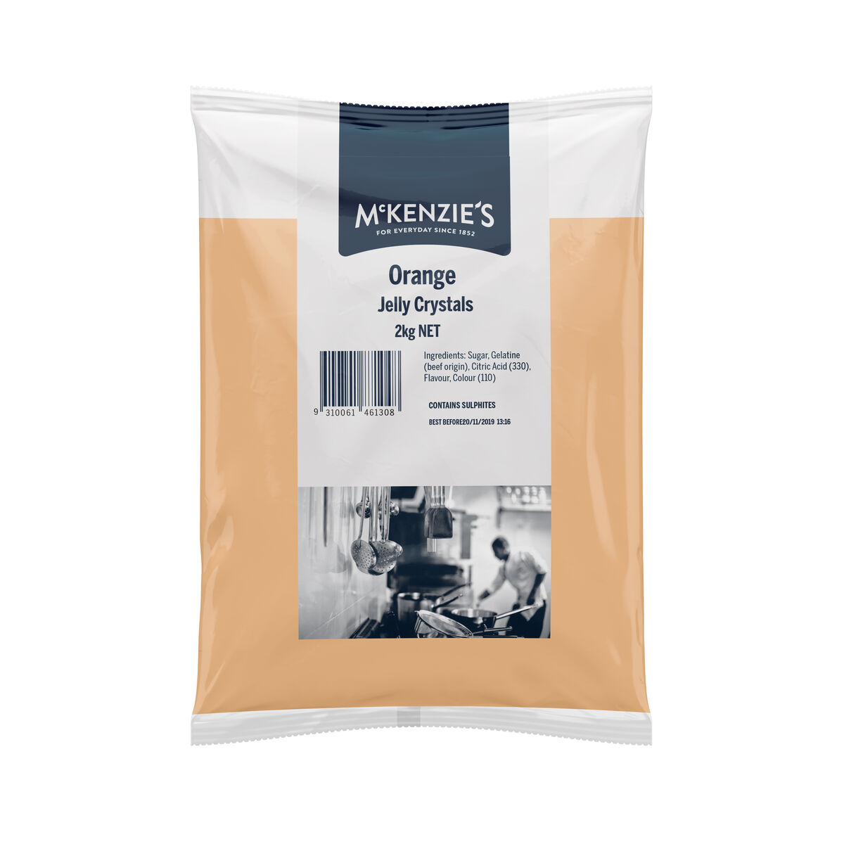 Jelly Powder Orange 2Kg McKenzies (GF)