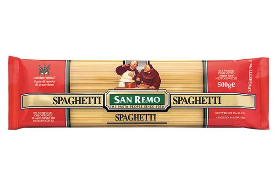 Pasta, Spaghetti #5 500gm San Remo (VG) (H)