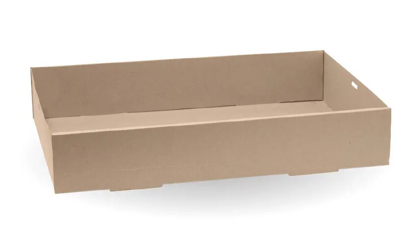 BioBoard**Extra Large Catering Tray Base 430x310x80mm Biopak (50)