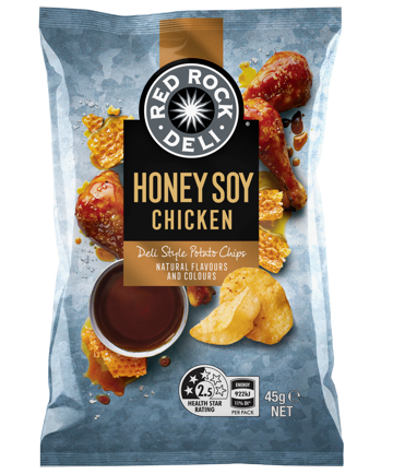Red Rock Deli Potato Chips Honey Soy Chicken