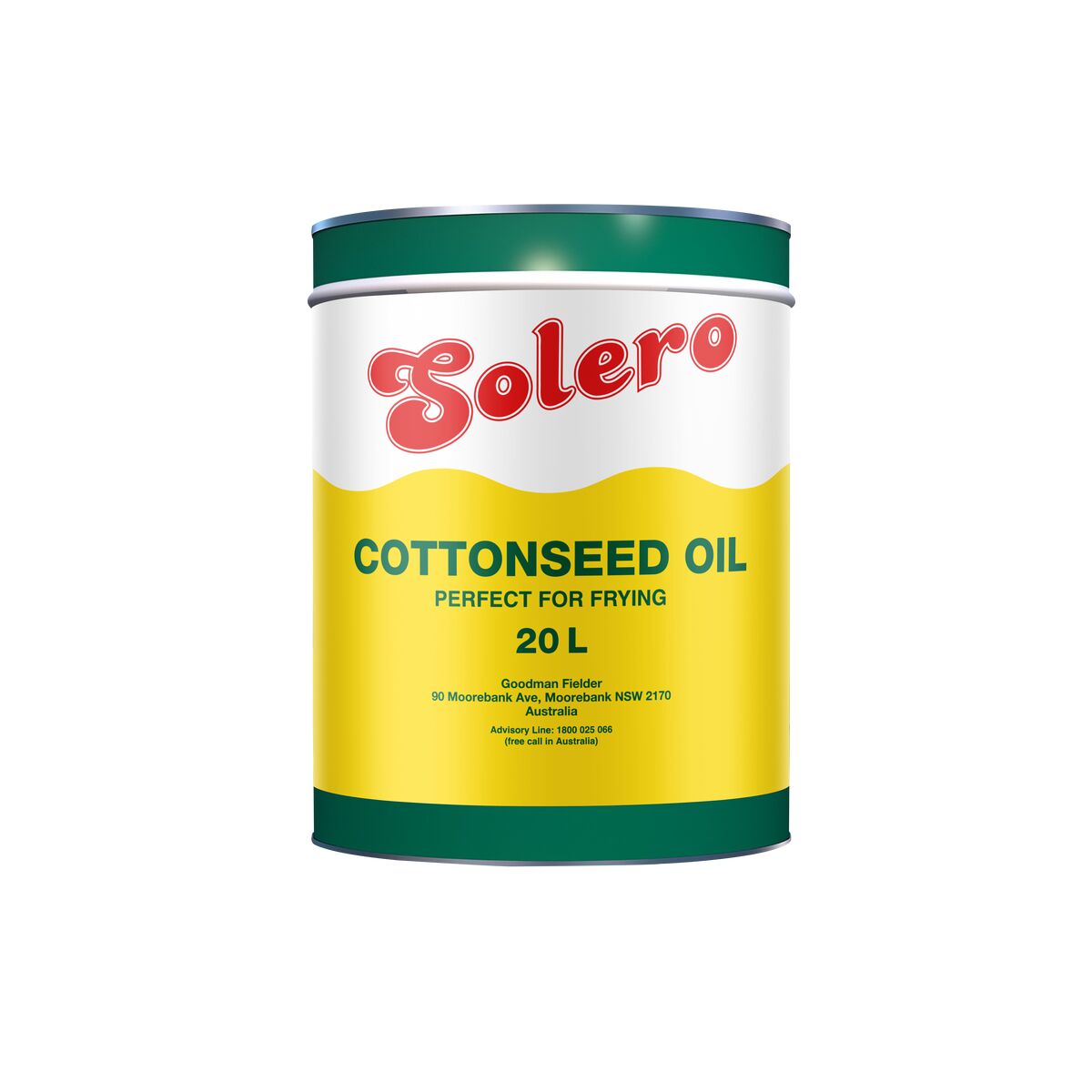 Vegetable Oil, Solero Cottonseed 20Lt