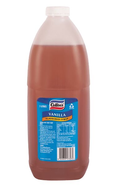 Milk Flavour, Vanilla Topping 3Lt Cottees