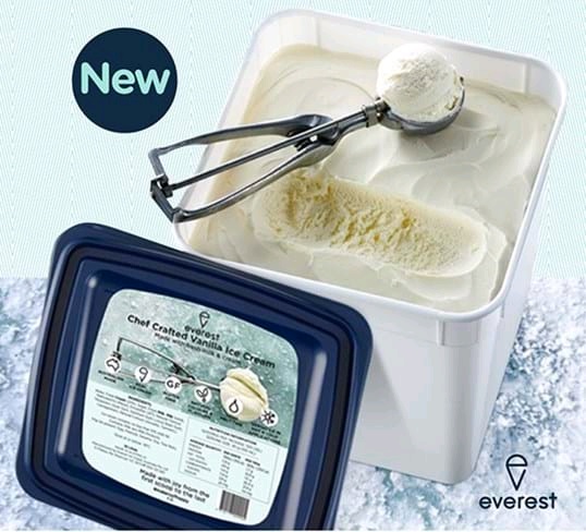 Ice, Cream, Chef Crafted Vanilla 10L Everest (GF) (H)