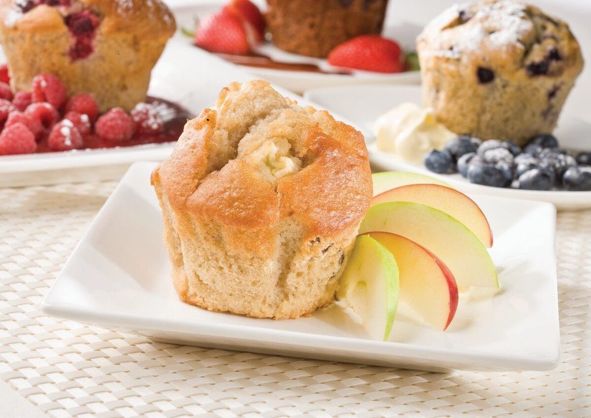 Muffins, 1-816 Apple (6) Priestley’s (H)