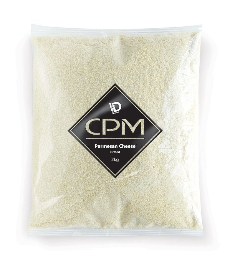 Cheese, Parmesan Grated 2Kg CPM (GF) (H)