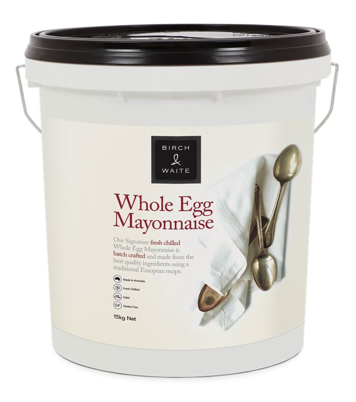Mayonnaise, Whole Egg 15Kg Birch & Waite (GF) (H)