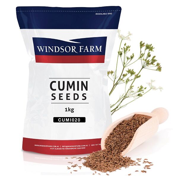 Cumin, Seeds 1kg Windsor Farm