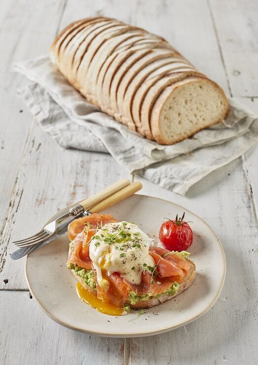 SB 9084, White Sourdough Cafe Loaf Sliced 4x900gm (H)