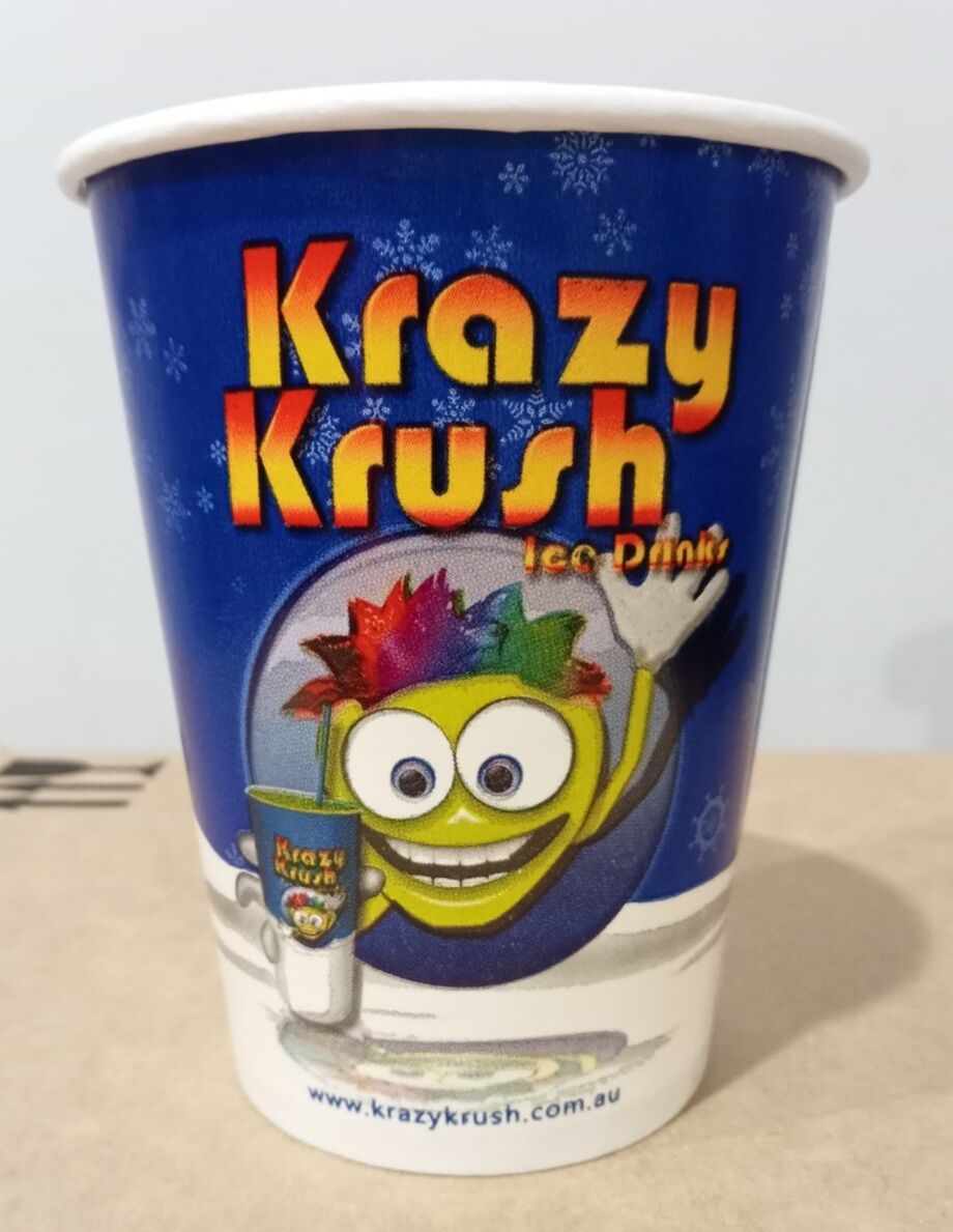 Cups, Compostable Small 250ml (50) Krazy Krush