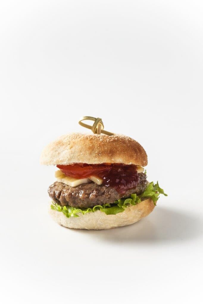 Hamburger, Beef Slider 140x40gm Angel Bay (H)