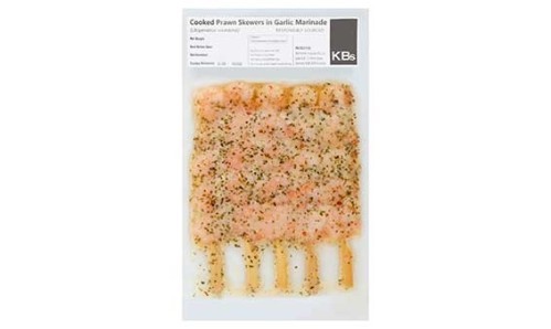 KBs Prawn Skewers Garlic Marinade