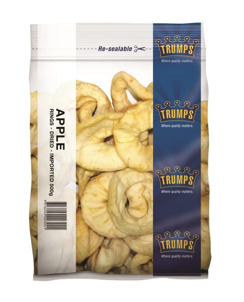 Apple, Dried 500gm Bag Trumps