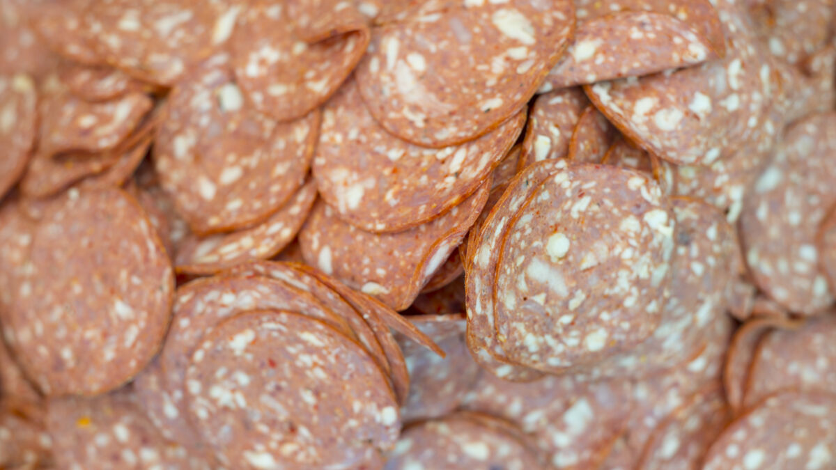Pepperoni Sliced MILD 2.5Kg Lago