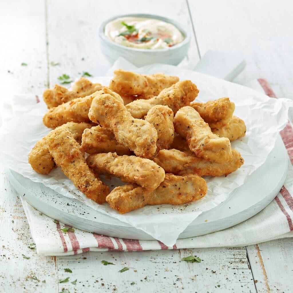 Chicken Strips, Crispy Country 1Kg Inghams (H)