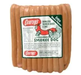 Conroys Hot Dogs 10-inch Smokee Skinless
