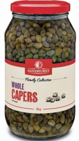 Capers in Vinegar Sandhurst 2Kg