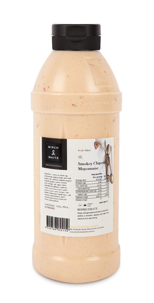 Mayonnaise, Smokey Chipotle 1L Birch & Waite (GF)