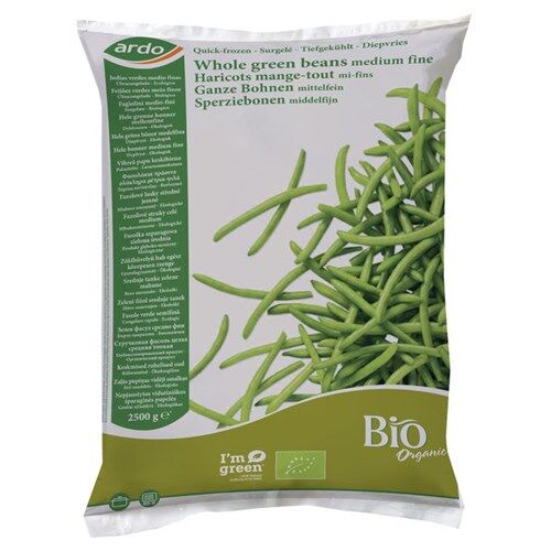 Beans, Whole Green – Medium Fine Frozen 2.5Kg Ardo (VG)