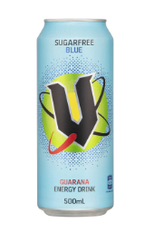 V Energy Guarana Energy Drink Sugar Free Blue