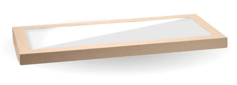 Lids, PLA Window for BioBoard**Large Catering Tray, Biopak (50)