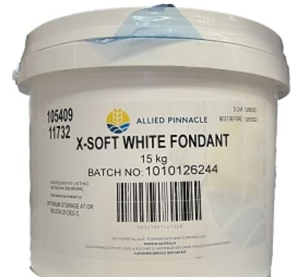 Fondant, Extra Soft White 15Kg Pinnacle (H) (V)