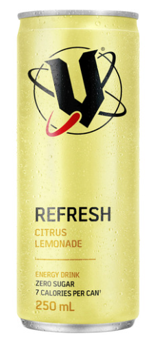Drink**Refresh Citrus Lemonade 24x250ml V Energy Drinks