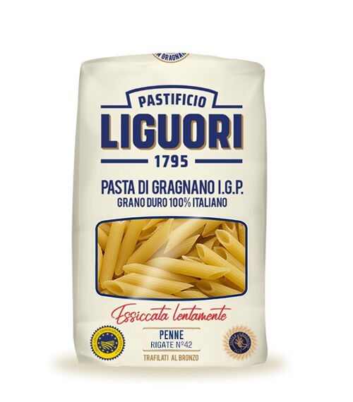 Pasta, Penne Rigate #42 500gm Liguori