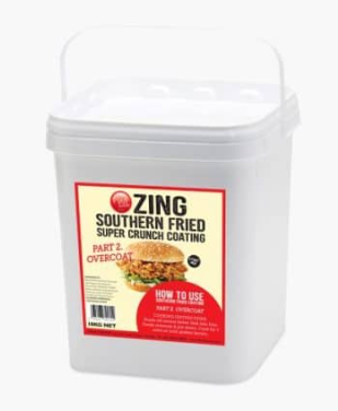 Coating, Zing Southern Fried Overcoat (DRY) 10Kg Colonel Peters (GF) (H)