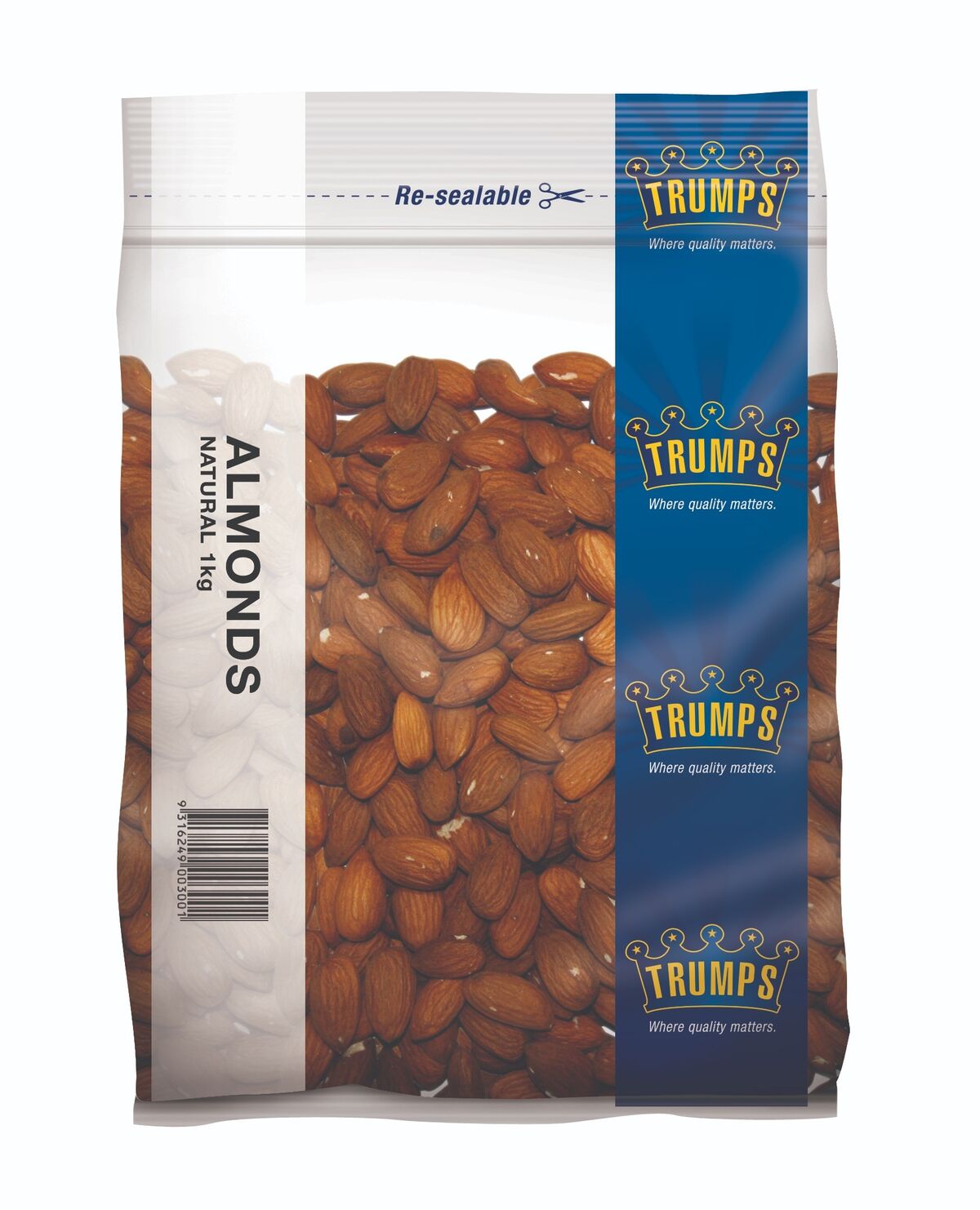 Almond Kernels Natural 1Kg Trumps