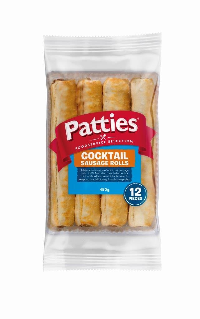 Sausage Roll, Cocktail 72x38gm Patties