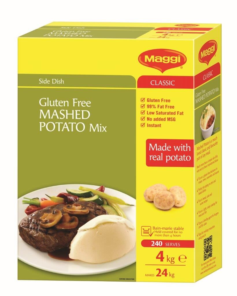 Potato, Instant Mashed 4Kg Gluten Free Nestle/Maggi (GF)