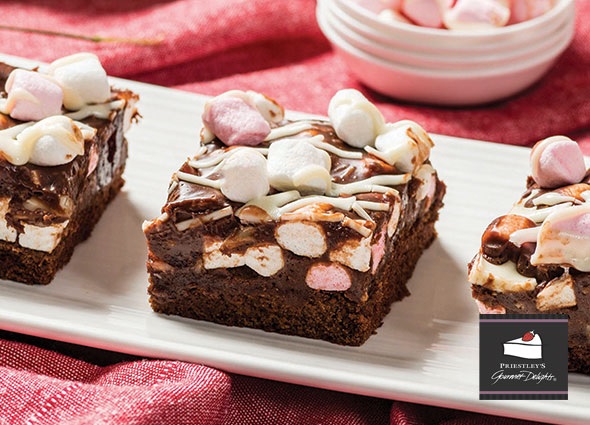 Priestley's Gourmet Delights Slice Rocky Road