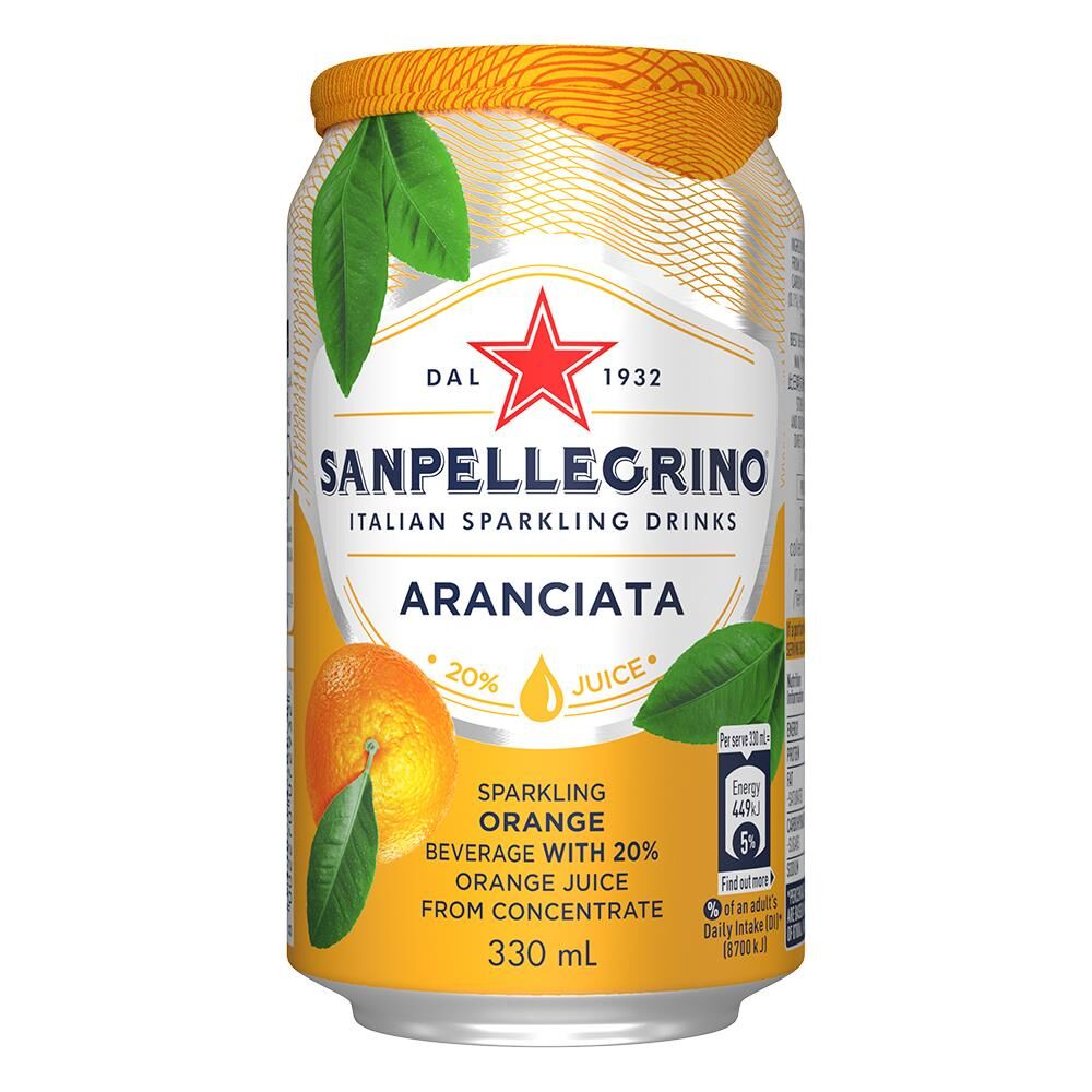 Drink**Aranciata 24x330ml San Pellegrino Cans