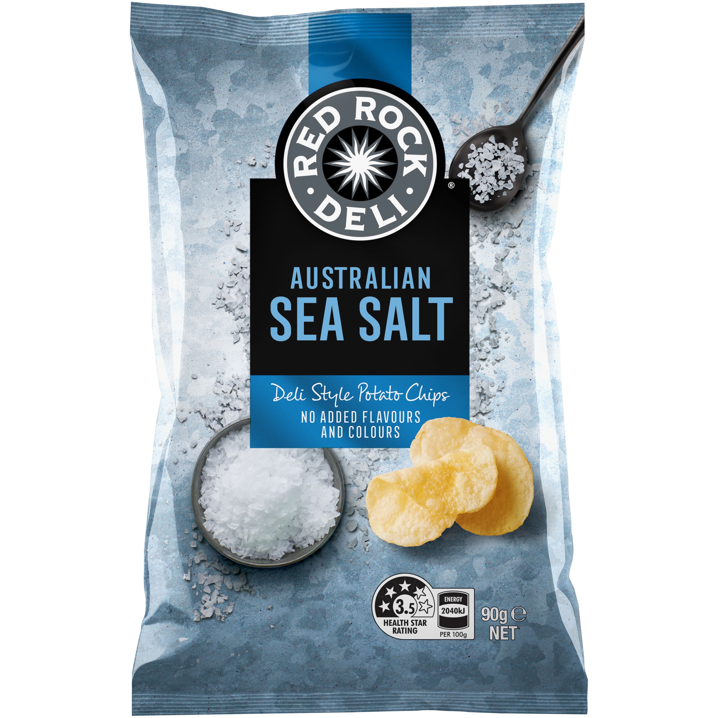 Red Rock Deli Potato Chips Australian Sea Salt
