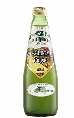 Mountain Fresh, Apple and Pineapple 12x400ml Juice