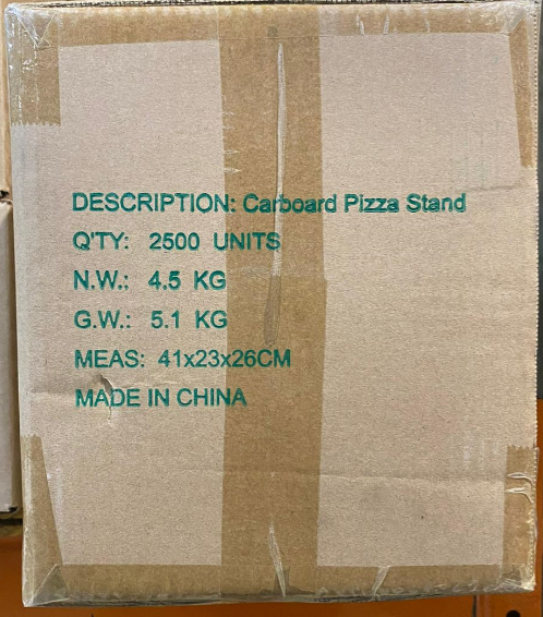 Unbranded Cardboard Pizza Stand