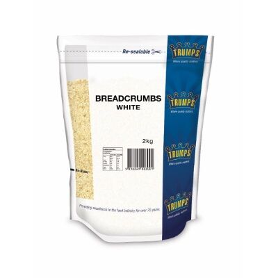 Breadcrumbs, Fine White 2kg Trumps