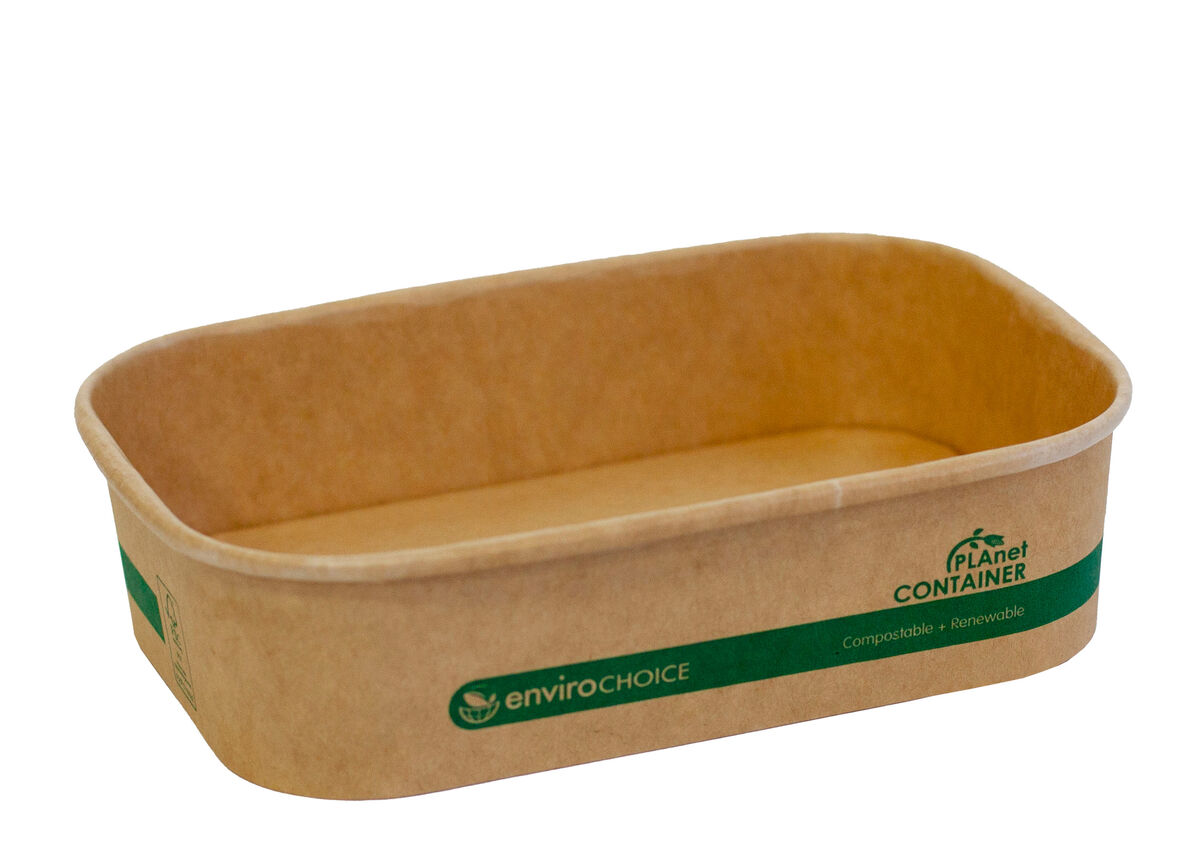 Container**Rectangular EC-PLC500N Paperboard Takeaway 500ml (300) Envirochoice