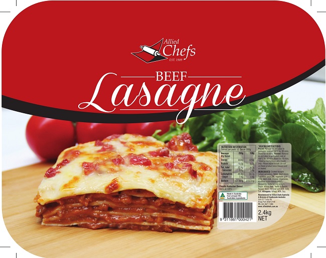 Allied Chefs Lasagne Beef