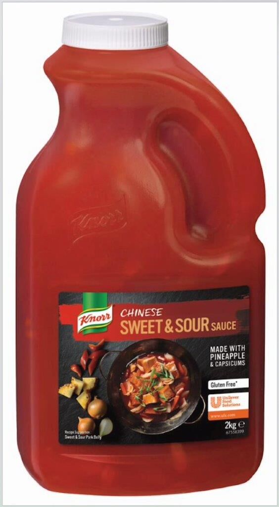 Sauce, Sweet and Sour 2Kg Knorr/Sakims (GF)