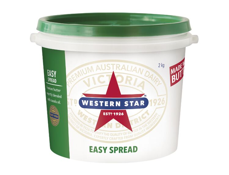 Butter, Western Star Easy Spread 2Kg (GF) (H)