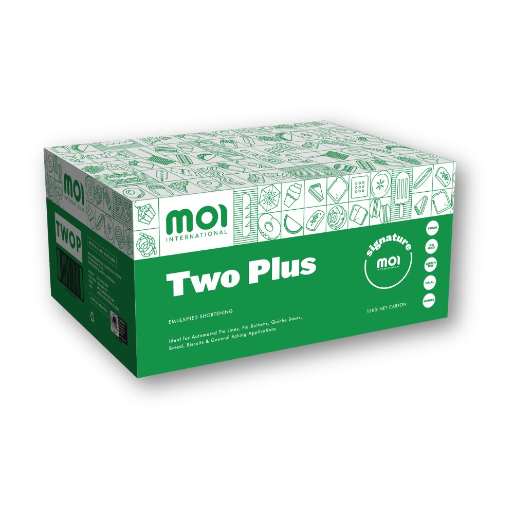 Vegetable Shortening, Two Plus Emuslified VTF 15Kg MOI (GF) (H) (V)