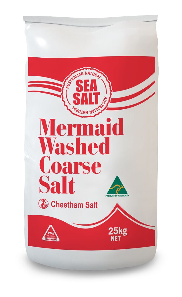 Salt, Coarse Rock 25Kg Mermaid (RED)
