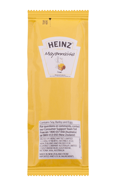 Heinz Mayonnaise Sachets