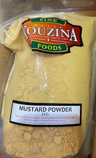 Mustard Powder 1kg Kouzina (VG) (GF) (H)
