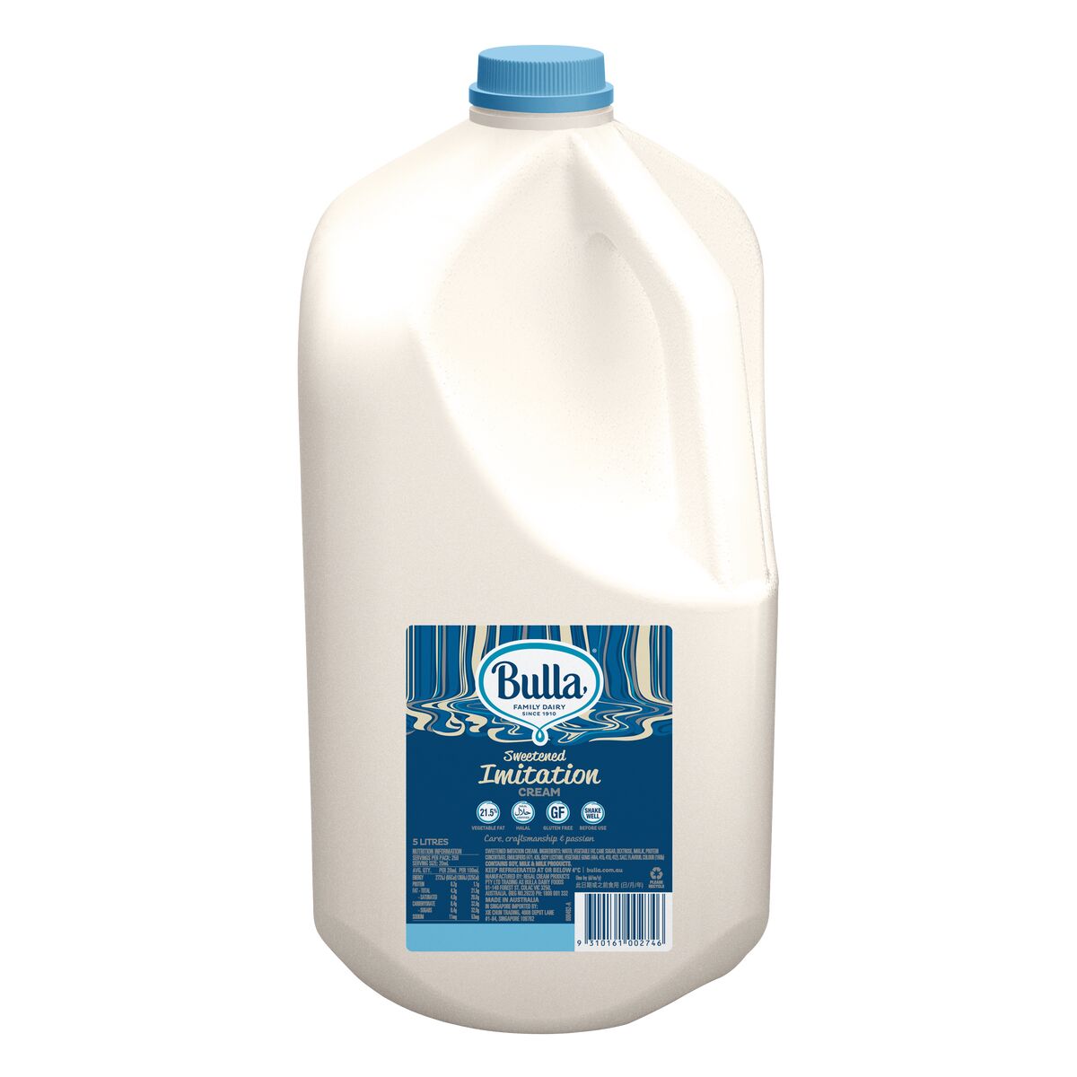 Cream Imitation Dreamwhip (Sweetened) 5LT Bulla
