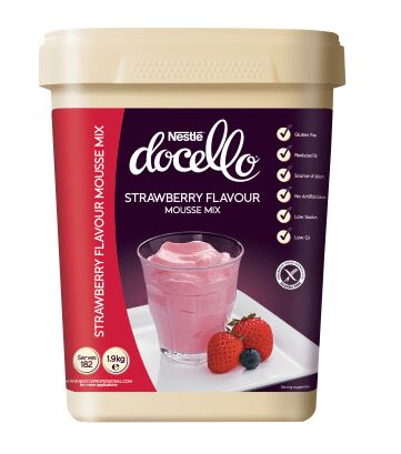 Mousse Powder, Strawberry 1.9Kg Nestle (GF)